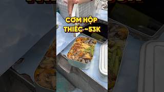 CƠM HỘP THIẾC 53K food [upl. by Seravat]