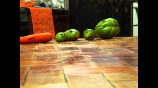 Stop motion Frutas vs Verduras [upl. by Quince878]