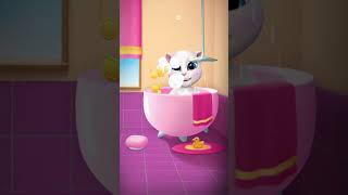 Talking Angela Dance Academy subscribe to me minecraft cat youtube funny talkingtomgame [upl. by Reppiks]