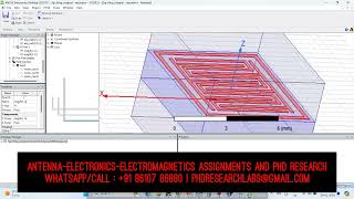 Multiband negative permittivity metamaterial square ring resonator SRR HFSS antenna design [upl. by Annahsirhc]