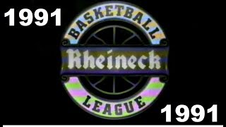 1991  Rheineck Basket Ball League Intro  TV3 New Zealand Archive [upl. by Louls101]