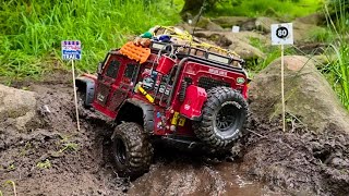 100 Gate Trail w My Top Heavy Traxxas TRX4 Defender at UK Scale Nationals [upl. by Secunda999]