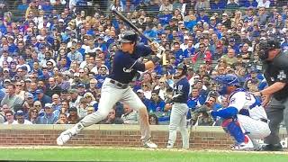 Christian Yelich Slow Motion Swing [upl. by Baptista203]