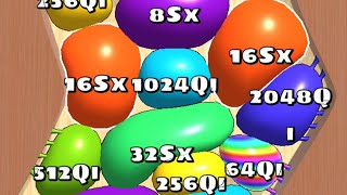 Blob Merge 3D Challenge infinity Colors Mix Speed LvL Up [upl. by Auburta]