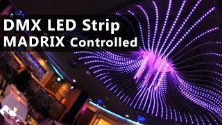 DMX LED Strip Installation Madrix Controlled [upl. by Kirven389]