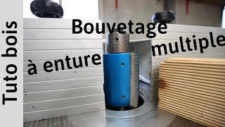 Tuto bois  bouvetage à enture multiple 2 méthodes à la toupiedéfonceuse sous table [upl. by Kinemod24]