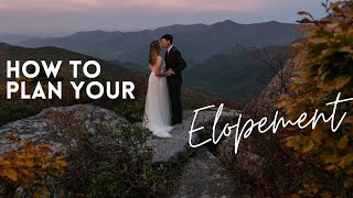 How To Plan Your Elopement Including Timeline Examples [upl. by Aisinoid864]