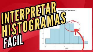 Cómo interpretar un HISTOGRAMA  ¿Qué significa cada parte  Estadística para principiantes [upl. by Guidotti]