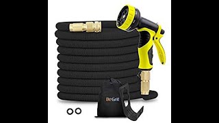 BeGrit Expandable 50ft Garden Hose  Unboxing amp User Review [upl. by Nomra]