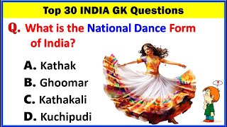 Top 30 INDIA Gk Question and Answer  Gk Questions and Answers  GK Quiz  Gk Question GK GS GK17 [upl. by Azeret549]