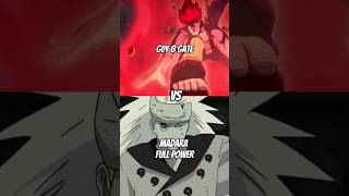 Guy VS Madara😳 guy mightguy madara madaraedit naruto narutoshippuden madaravsguy animeedit [upl. by Carmela]