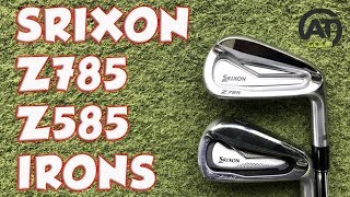 SRIXON Z785 Vs Z585 IRONS REVIEW [upl. by Mildrid]