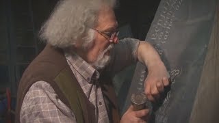 Unintentional ASMR 🔨 Welsh Stone Carver Tapping Gently amp Sharing Wisdom [upl. by Ariaes]