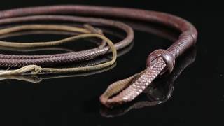 Lot 222  INDIANA JONES AND THE LAST CRUSADE 1989  Indiana Jones Harrison Ford Bullwhip [upl. by Leraj]