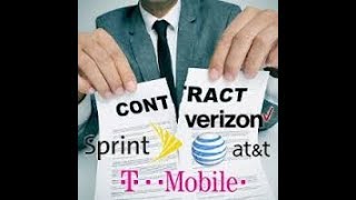 Contract Vs No Contract Vs Prepaid Phones Whats The Difference Sprint Verizon ATampT TMobile Part 1 [upl. by Leuqram]