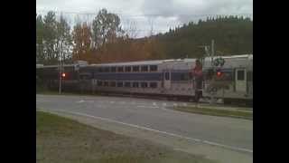 SaratogaNorth Creek Railway RipariusRiverside Station NY [upl. by Ylas]