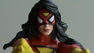 Marvel Legends SpiderWoman Review [upl. by Sivlek]