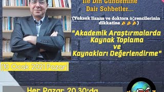 Ali Duman ile Akademik SohbetlerAkademik Araştırmalarda Kaynak Toplama ve Fişleme Yöntemi [upl. by Imled]