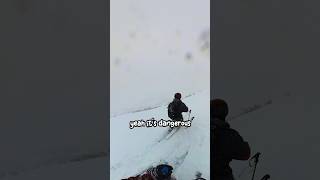 The reality of backcountry skiing in Japan 😕 skiing japan mountains snow powderskiing [upl. by Lole402]