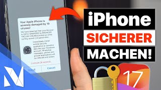 iPhone SICHERER MACHEN Schutz vor Hackern Betrügern amp Viren  Tipps amp Tricks  NilsHendrik Welk [upl. by Swee]