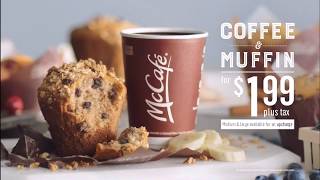 McDonalds Banana Chocolate Chunk Muffin TV Commercial 2017 ðŸ‘ [upl. by Mattah917]