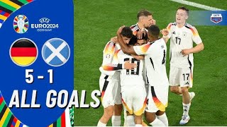 Germany vs Scotland 5  1 All GOALS amp Extended HIGHLIGHTS EURO 2024 [upl. by Ayarahs]