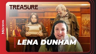 Lena Dunham on Becoming Stephen Frys Daughter in the New Dramedy Treasure  Interview [upl. by Oidiple]