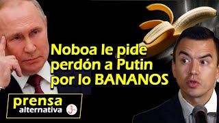 Noboa tilda de quotchatarraquot armas soviéticas Rusia top comprador de bananos corta a Ecuador [upl. by Jeromy]