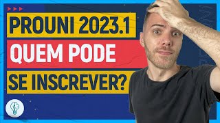 PROUNI 2023 QUEM PODE SE INSCREVER  Requisitos Prouni [upl. by O'Meara]