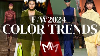 Fashion Color trends report for Fall 2024 and Winter 2025 [upl. by Rothmuller]