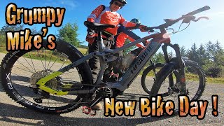 Grumpy Mike Gets a New Bike  Haibike Nduro 7 [upl. by Ahsiuqal]