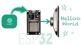 Running ChatGPT on ESP32 with Audio Output 🔉🔊 [upl. by Lyndsay]