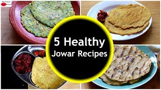 5 Healthy Jowar Recipes For Weight Loss  Millet Recipes  Skinny Recipes [upl. by Krispin434]