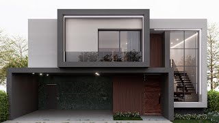 House Design 12x25 Meters  Casa de 12x25 metros [upl. by Adiv767]