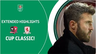 CARABAO CUP CLASSIC  Exeter City v Middlesbrough extended highlights [upl. by Cr]