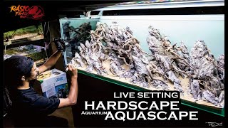 How to Hardscape a 120cm aquarium Aquascape [upl. by Tala]