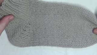 How to Knit Socks for Beginners Part 1of 3 [upl. by Nita599]