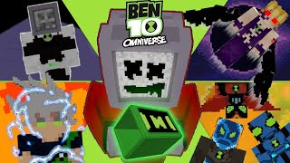 Marshys Secret of the Omnitrix Addon Part 2 Ultimate Aliens amp UI Goku Minecraft Ben 10 Mod [upl. by Elberta700]