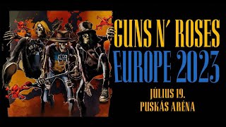 Guns n Roses 2023 Puskás Aréna Budapest 4k [upl. by Sivart]