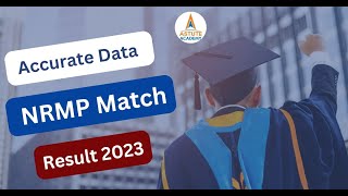 NRMP Residency MATCH® 2023 Results  Accurate Data by Mr Mukul Chimote Sir [upl. by Yssenhguahs46]