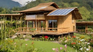 100 China Style Forest Low Cost OffGrid Bamboo House Design Ideas Off Grid Living [upl. by Sholom993]