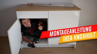 Ikea Knoxhult Unterschrank mit Türen und einer Schublade 30326790 Montageanleitung [upl. by Liggett]