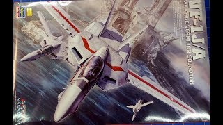 Mals Unboxing Robotech VF1JA Veritech Fighter  148 from Hasegawa [upl. by Silecara]