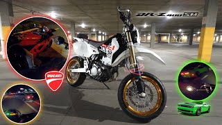 FIRST RIDE on my DRZ400SM  Ducati 1098 V8 HEMI amp bad drivers [upl. by Tung]