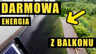 Fotowoltaika balkonowa  Instalacja i uruchomienie Fotowoltaika z bankiem energii w bloku [upl. by Moguel]