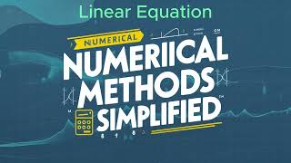 NUMERICAL METHODS PART 3  LINEAR EQATION  CSIT  BIT  BCA [upl. by Seuqramed]