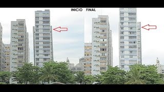 Reaprumo de Edifício Inclinado quotTortoquot em Santos  Maffei Engenharia [upl. by Nicolas]