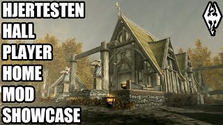 Xbox Skyrim SE HJERTESTEN HALL Player Home Mod Showcase [upl. by Ronnoc396]