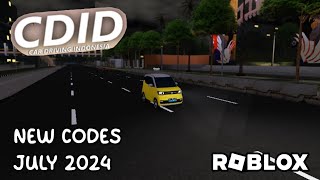 Roblox Car Driving Indonesia New Codes July 2024 [upl. by Nehtanoj431]