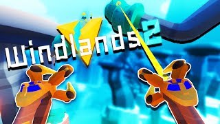 Grappling Hooks and Giant Robots in VR  Windlands 2 Gameplay  VR Oculus Rift [upl. by Otrepur]